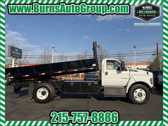 2022 FORD F750 Diesel 16ft Flatbed Dump 