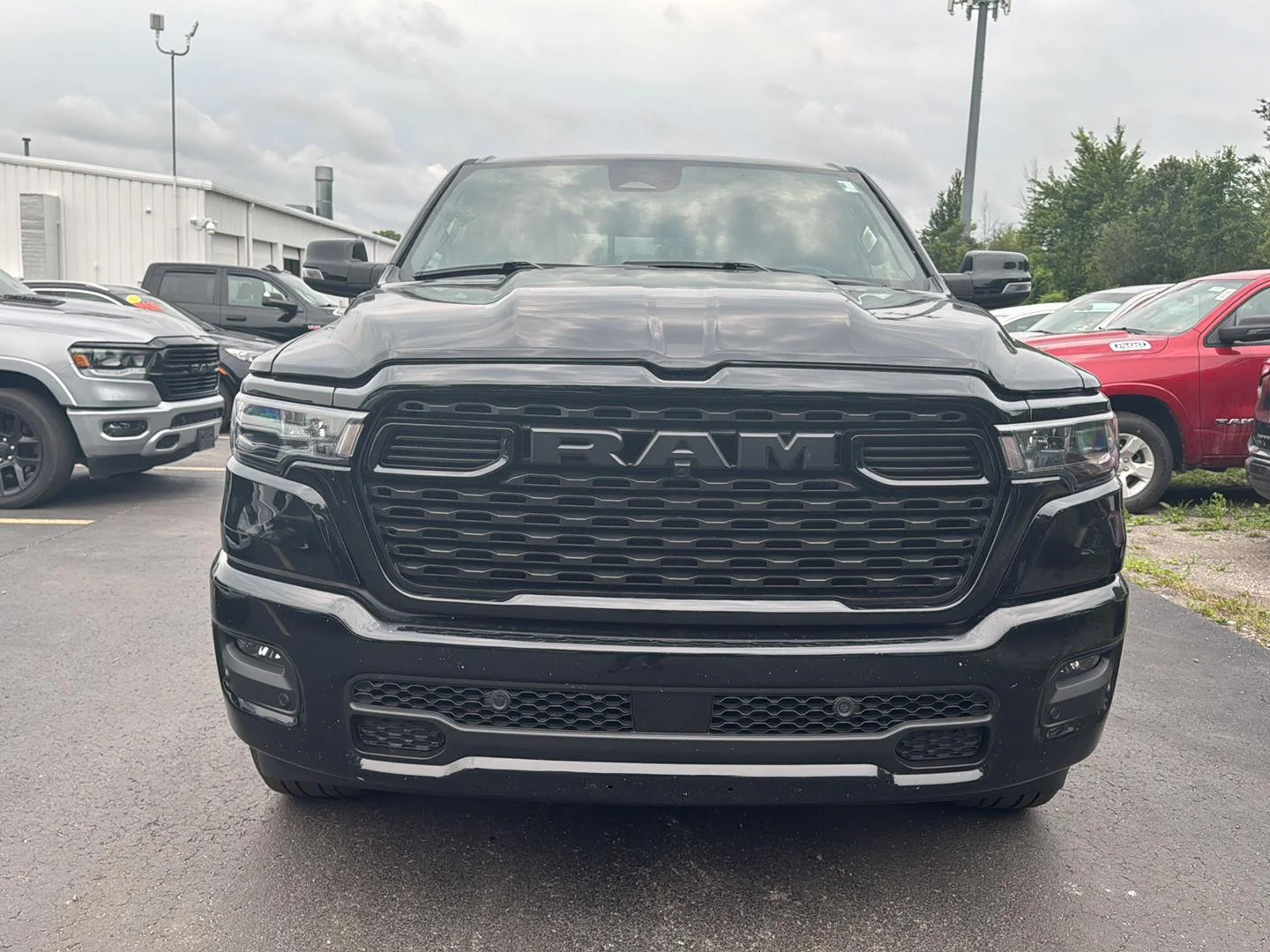 Used 2025 Diamond Black Crystal Pearlcoat Ram Big Horn image 5