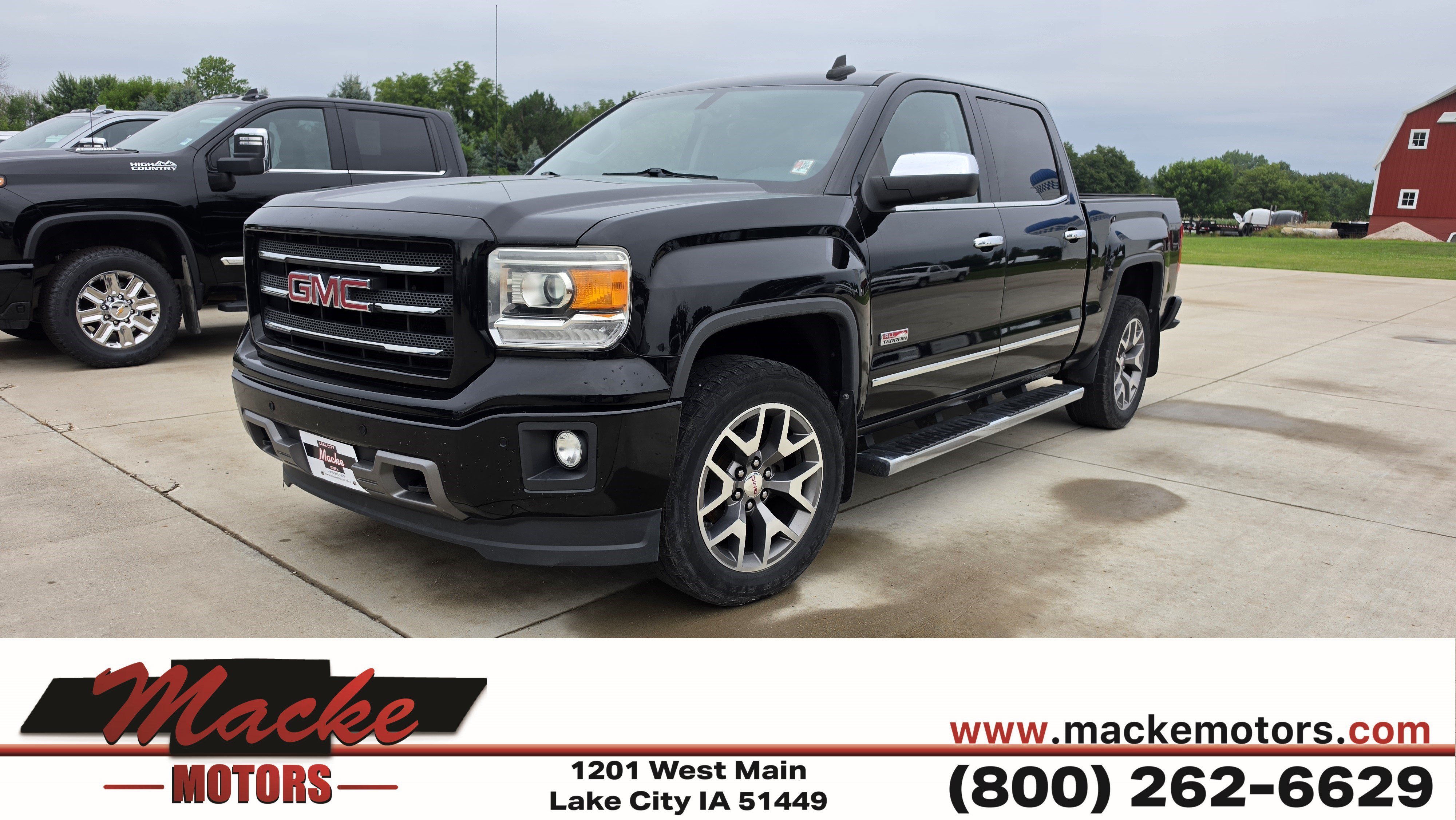 Used 2015 ONYX BLACK GMC SLT image 1