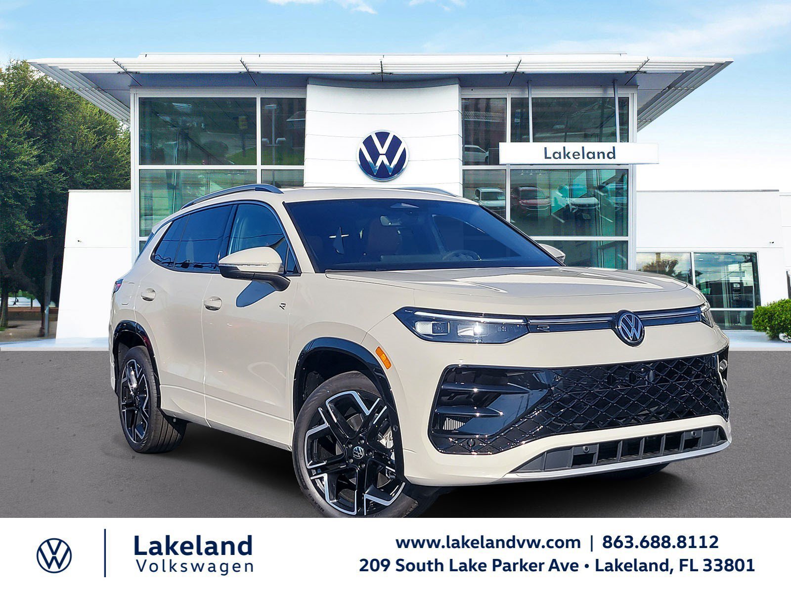 New 2026 Sandstone Volkswagen 2.0T SEL R-Line Turbo image 1