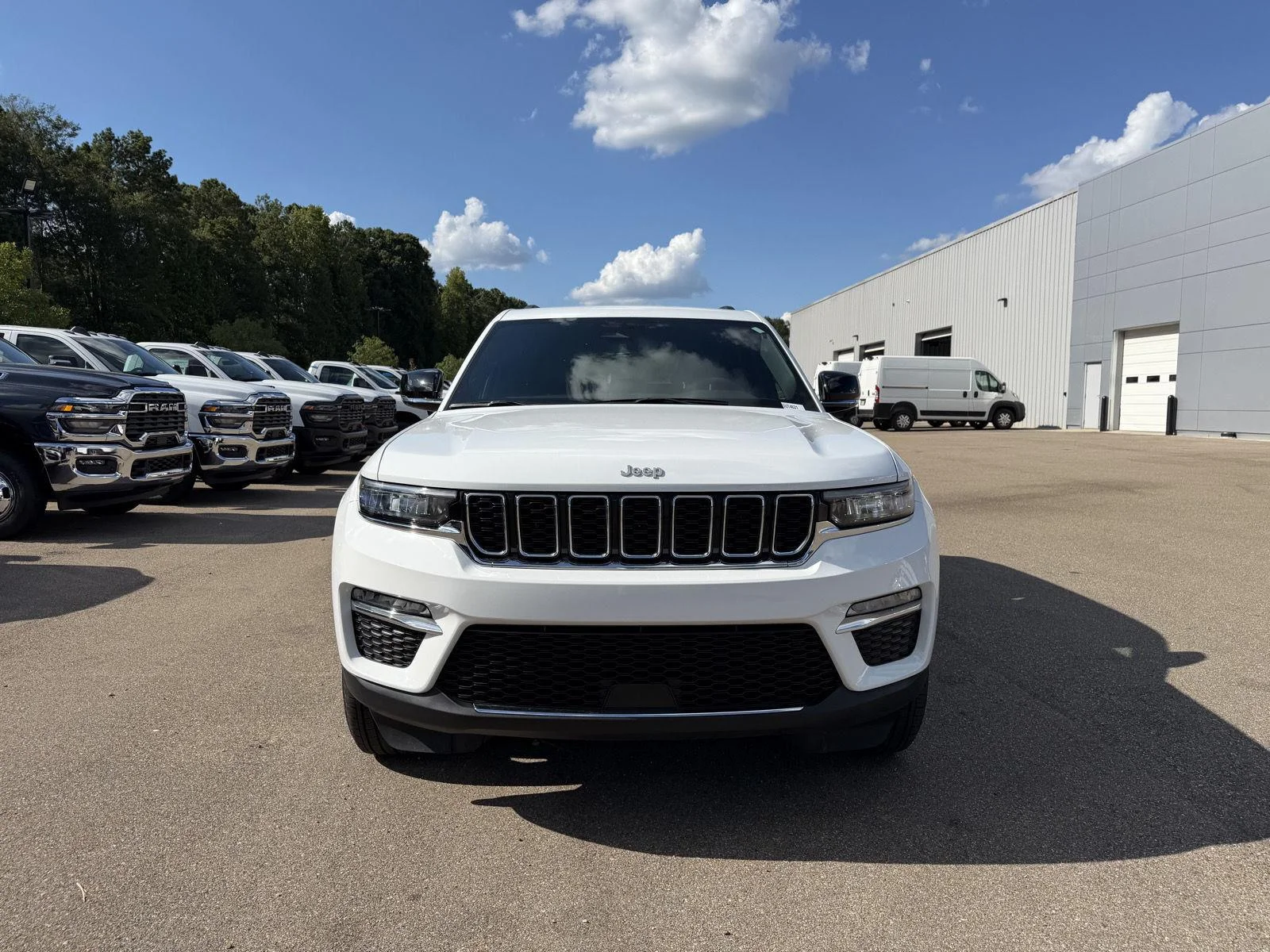 Used 2024 Bright White Clearcoat Jeep Limited image 2