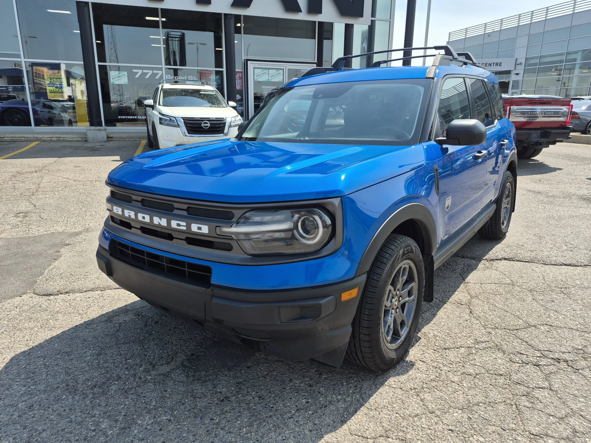 Certified Used 2022 Velocity Blue Metallic Ford Big Bend 4x4*Htd Seats | Remote Start | Lane Keep Assist | CarPlay | Park Assist | Blind Spot Detect image 3