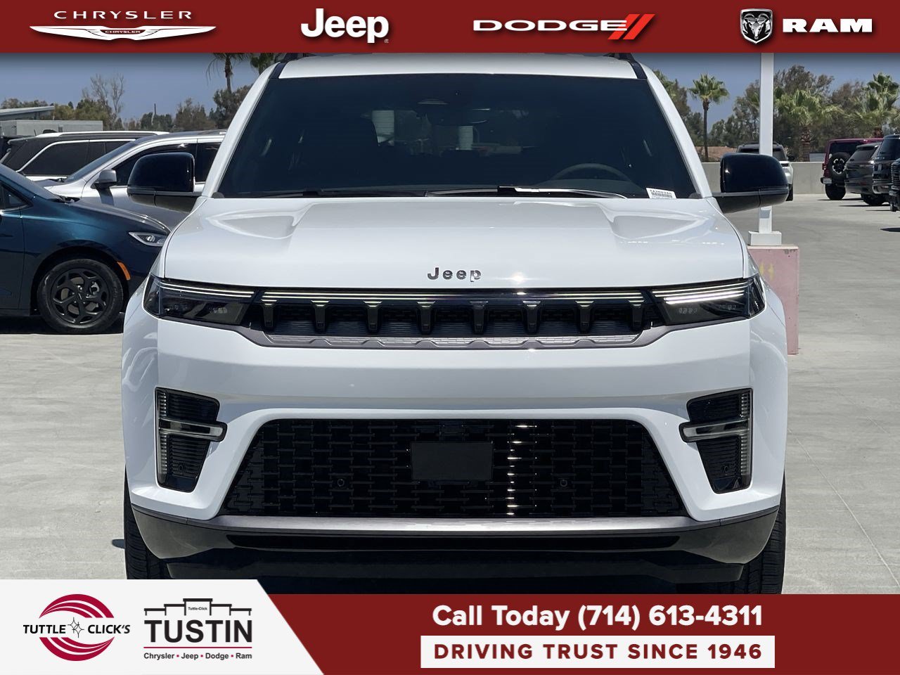 New 2026 Bright White Clear-Coat Exterior Paint Jeep Limited Altitude image 2