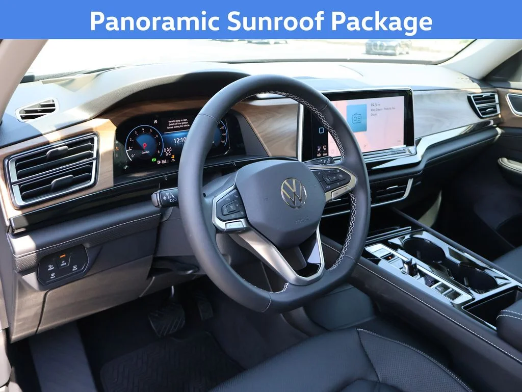 New 2026 Black Volkswagen SE w/Technology image 3