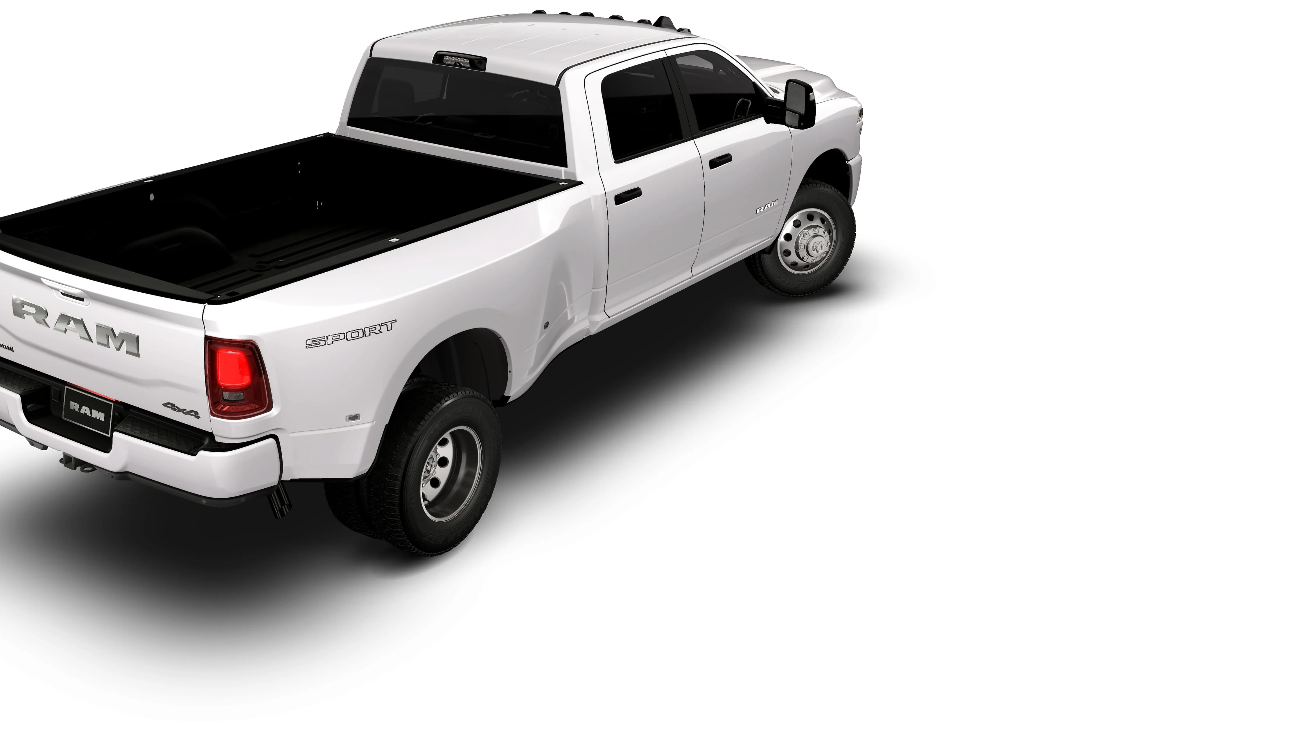 New 2026 Bright White Clear-Coat Exterior Paint RAM BIG HORN image 14