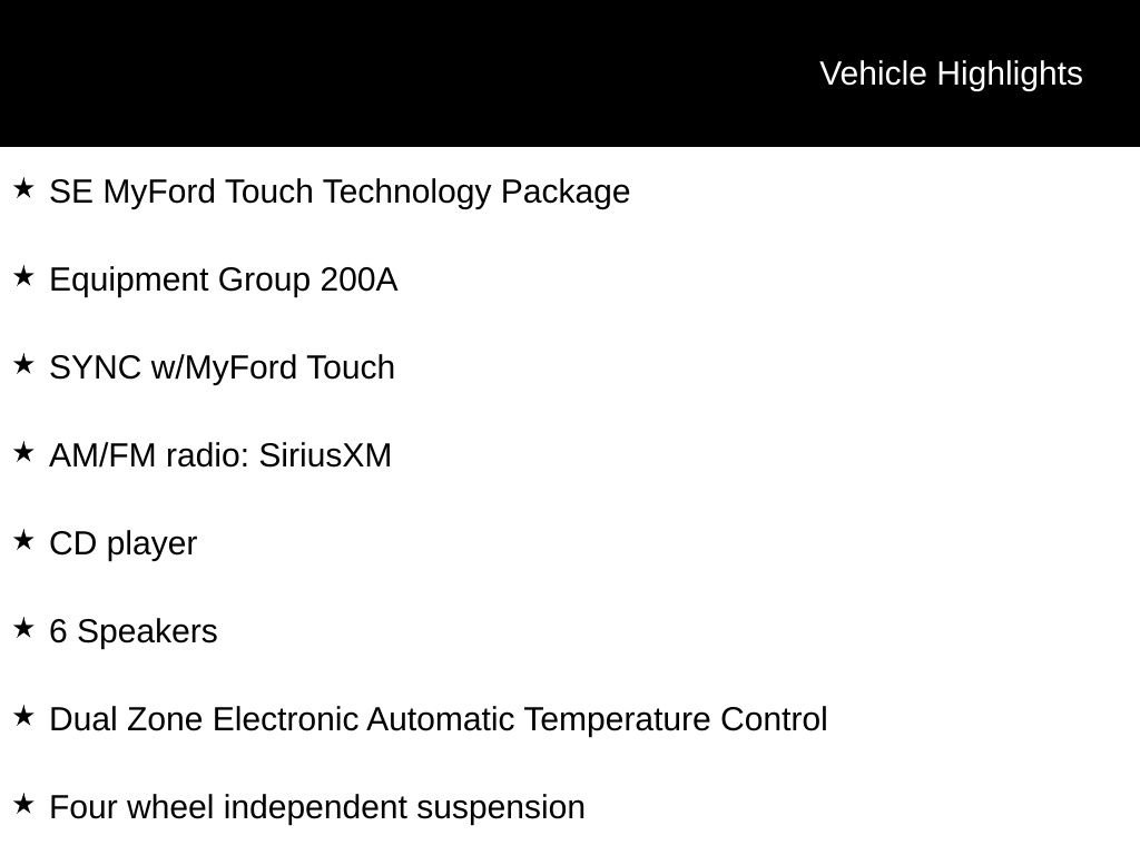 Used 2014 White Ford SE image 5