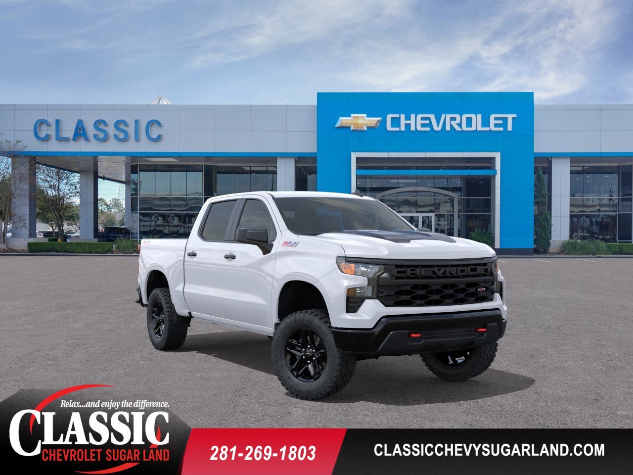 New 2026 Summit White Chevrolet Custom Trail Boss image 1