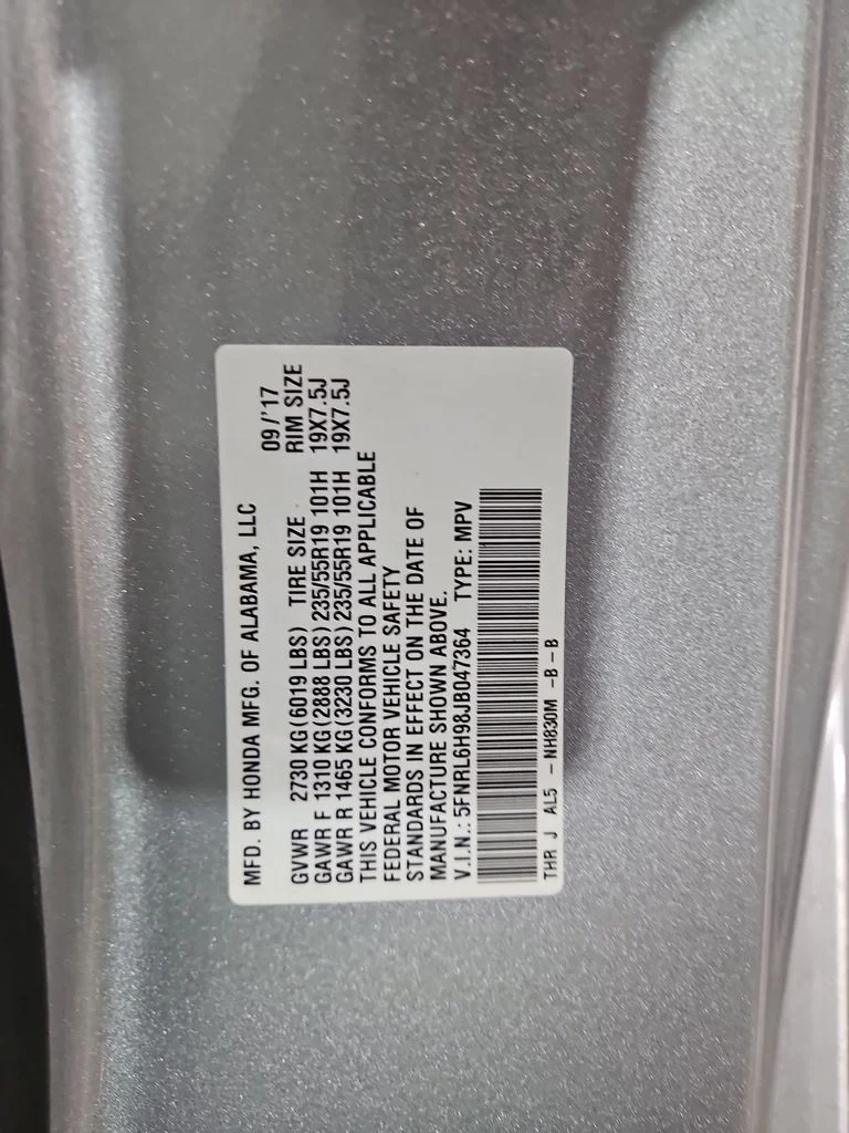 Used 2018 Pacific Pewter Metallic Honda Elite image 30