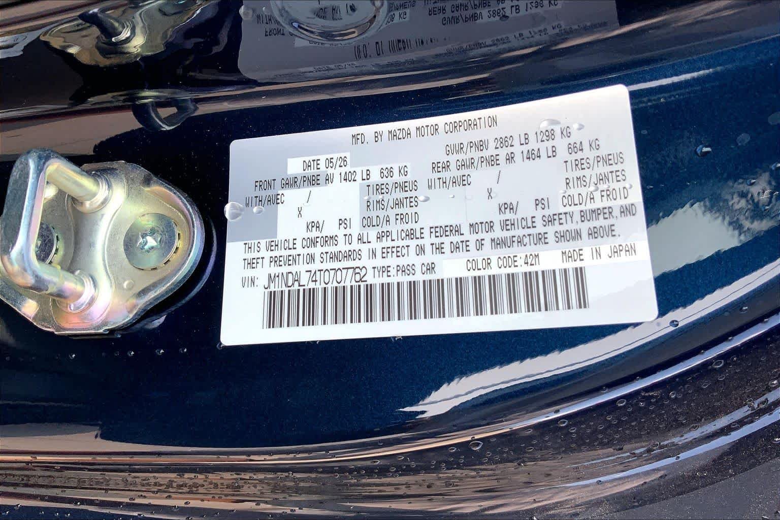 New 2026 Deep Crystal Blue Mica Mazda Club image 21