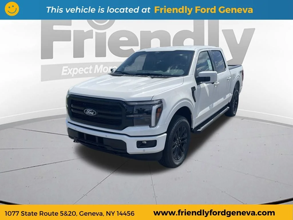 New 2026 Star White Metallic Tri-Coat Ford Lariat® image 1