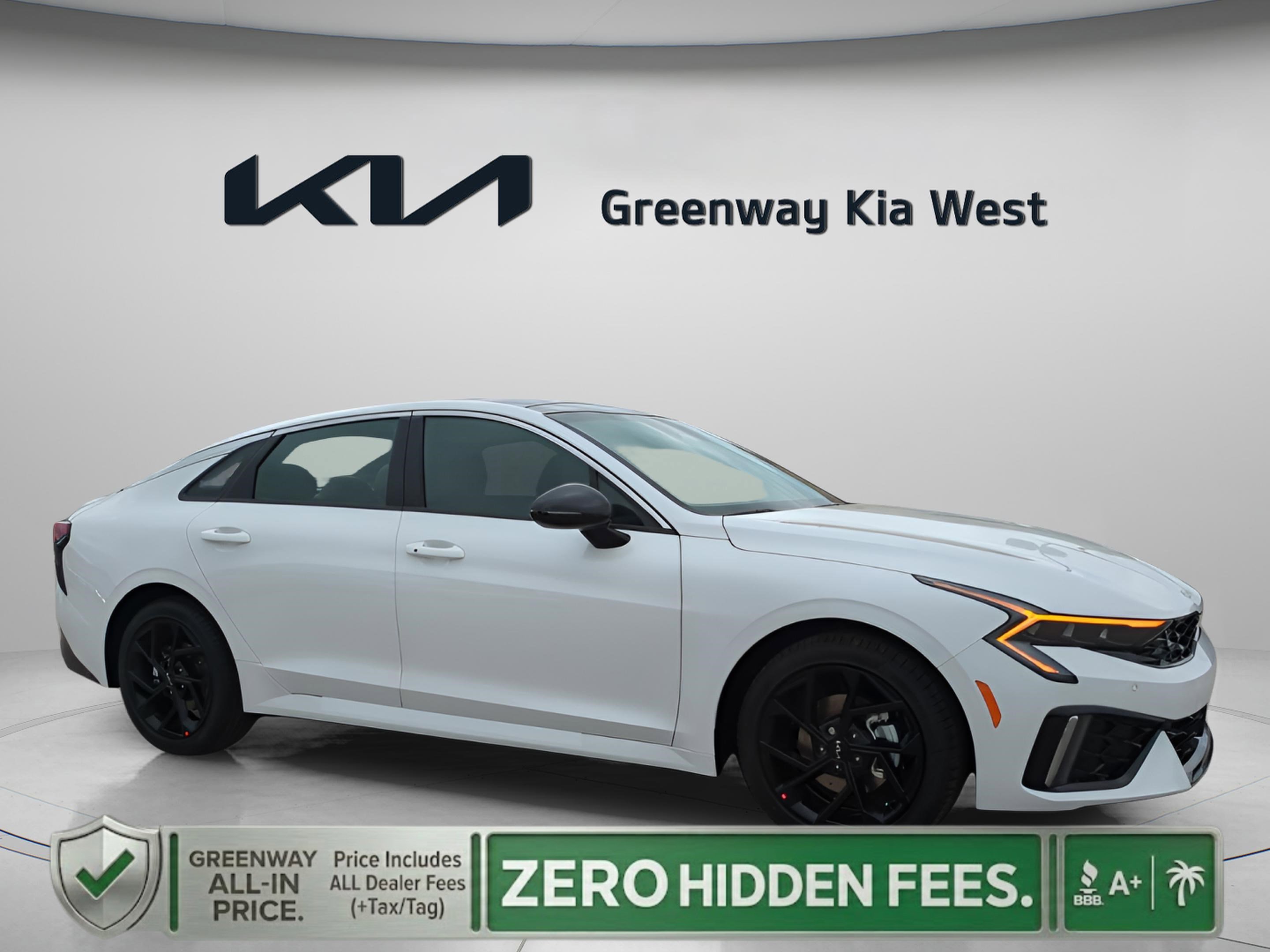 New 2026 Snow White Pearl Kia GT-Line FWD image 1