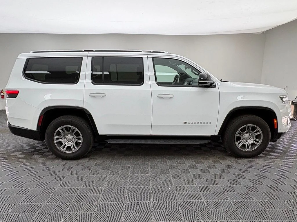 Used 2023 Bright White Clearcoat Jeep Base image 6