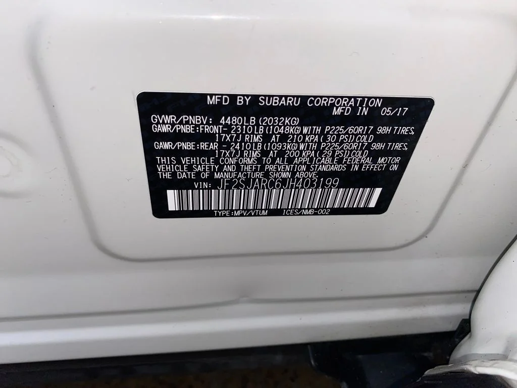 Used 2018 White Subaru 2.5i Limited image 28