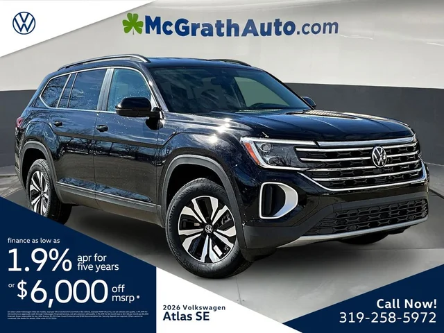 2026 Volkswagen Atlas 2.0T SE