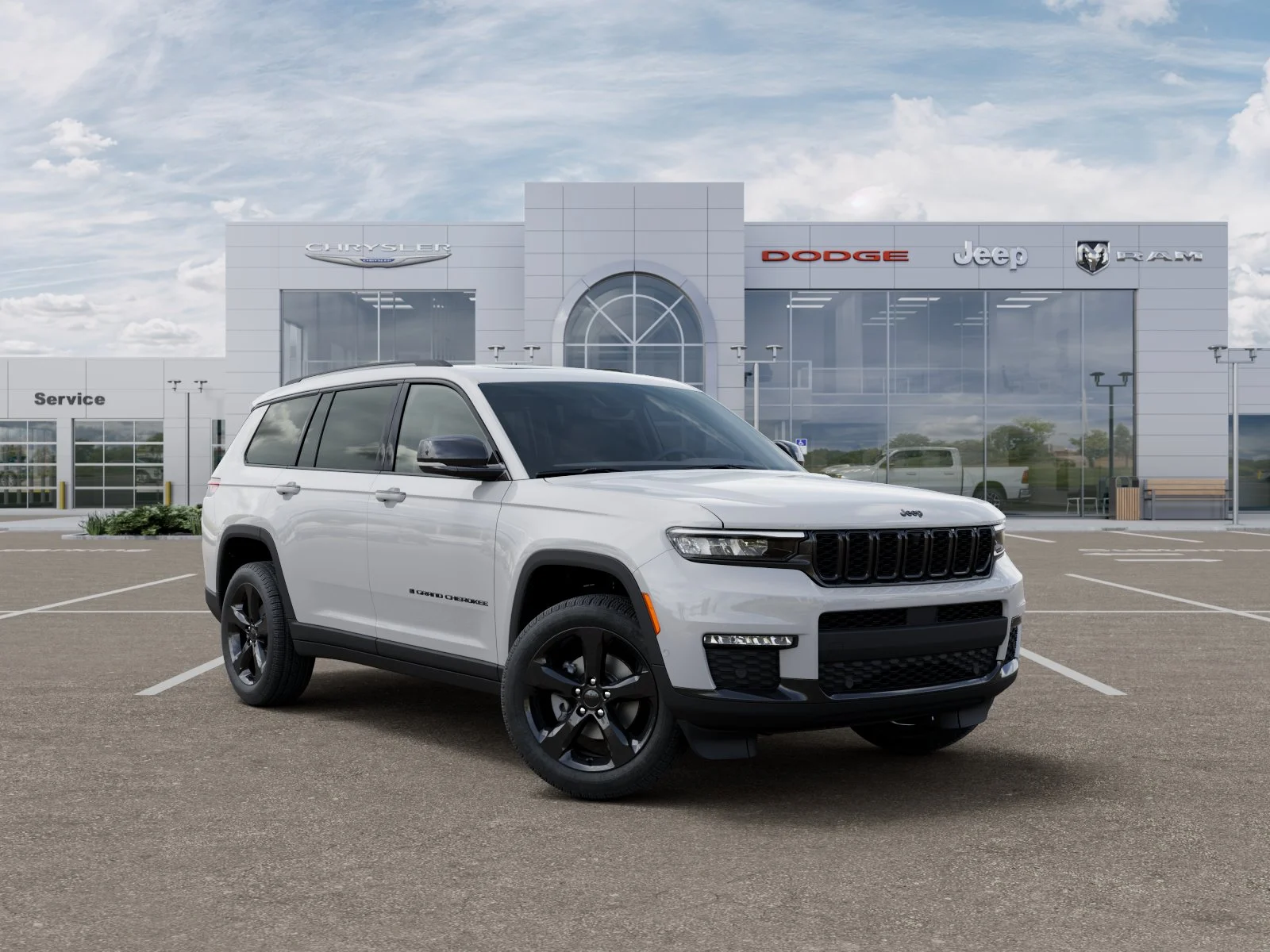New 2025 Bright White Clear-Coat Exterior Paint Jeep Limited image 24