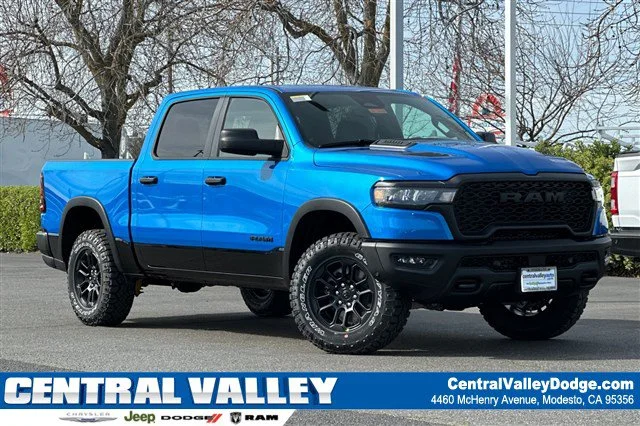 New 2026 Hydro Blue Pearl-Coat Exterior Paint RAM Rebel image 1