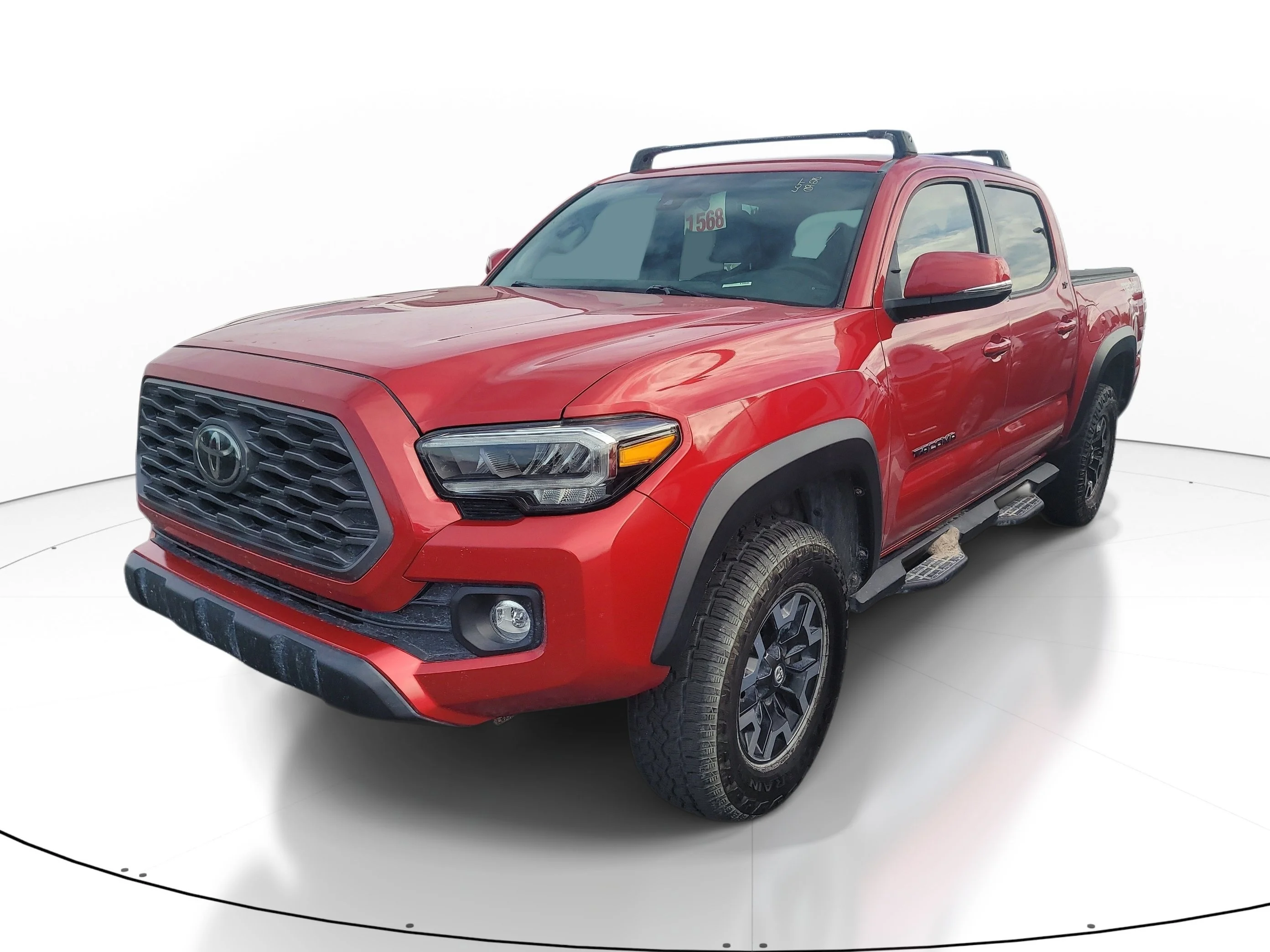 Used 2022 Barcelona Red Metallic Toyota TRD Off Road image 3