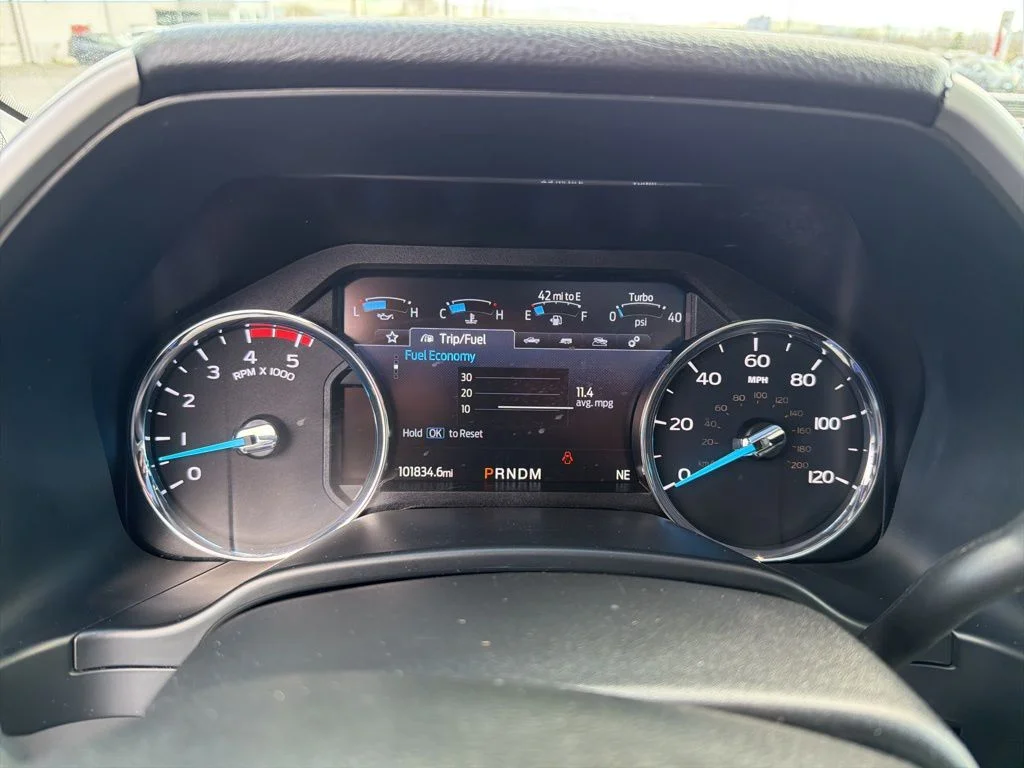 Used 2021 Carbonized Gray Metallic Ford Lariat image 16