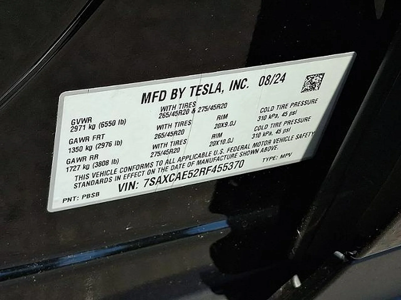 Used 2024 Solid Black Tesla Long Range image 29