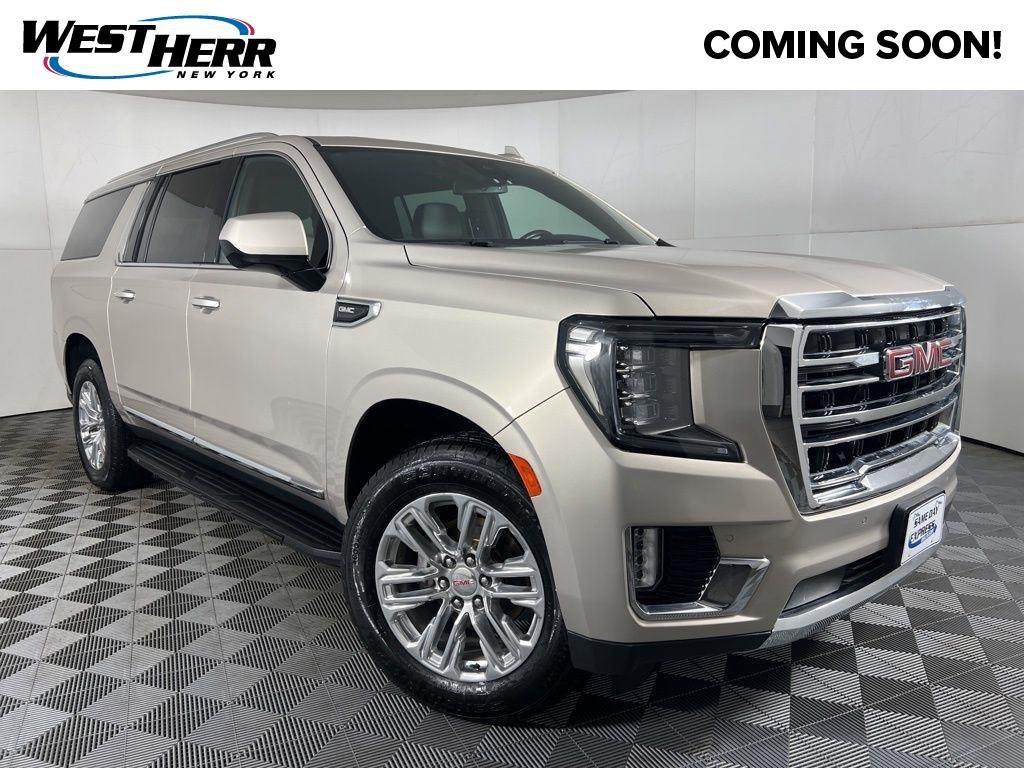 Used 2023 Pearl Beige Metallic GMC SLT image 1