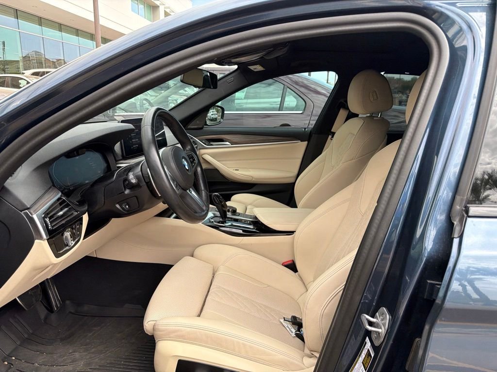 Certified Used 2023 Blue Metallic BMW 540i image 7