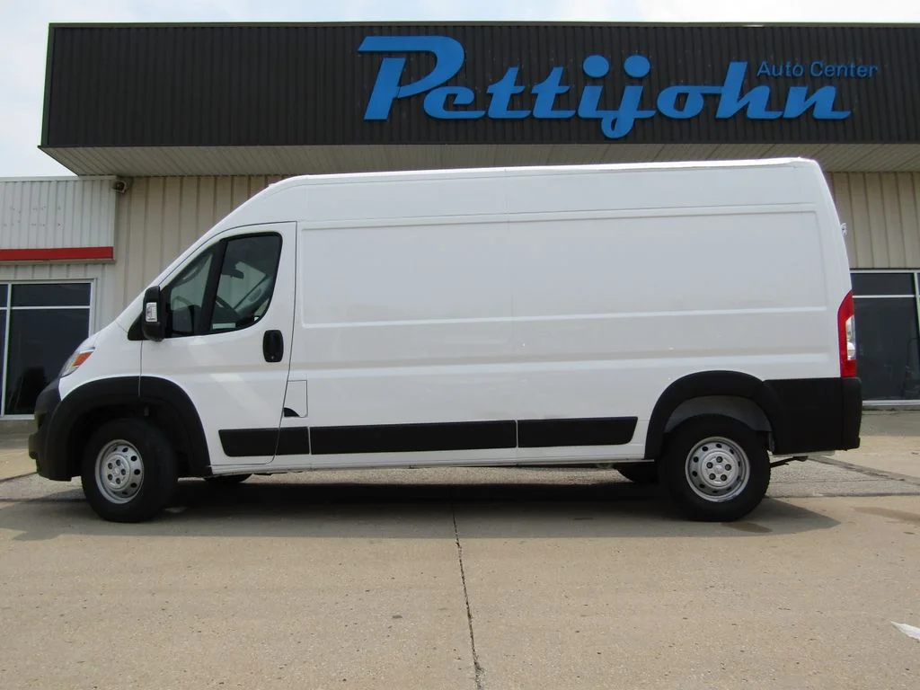Used 2023 Bright White Clearcoat Ram High Roof image 9