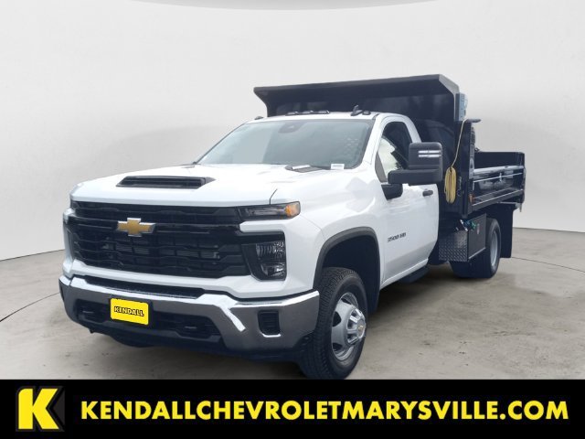 New 2025 Summit White Chevrolet Work Truck image 1