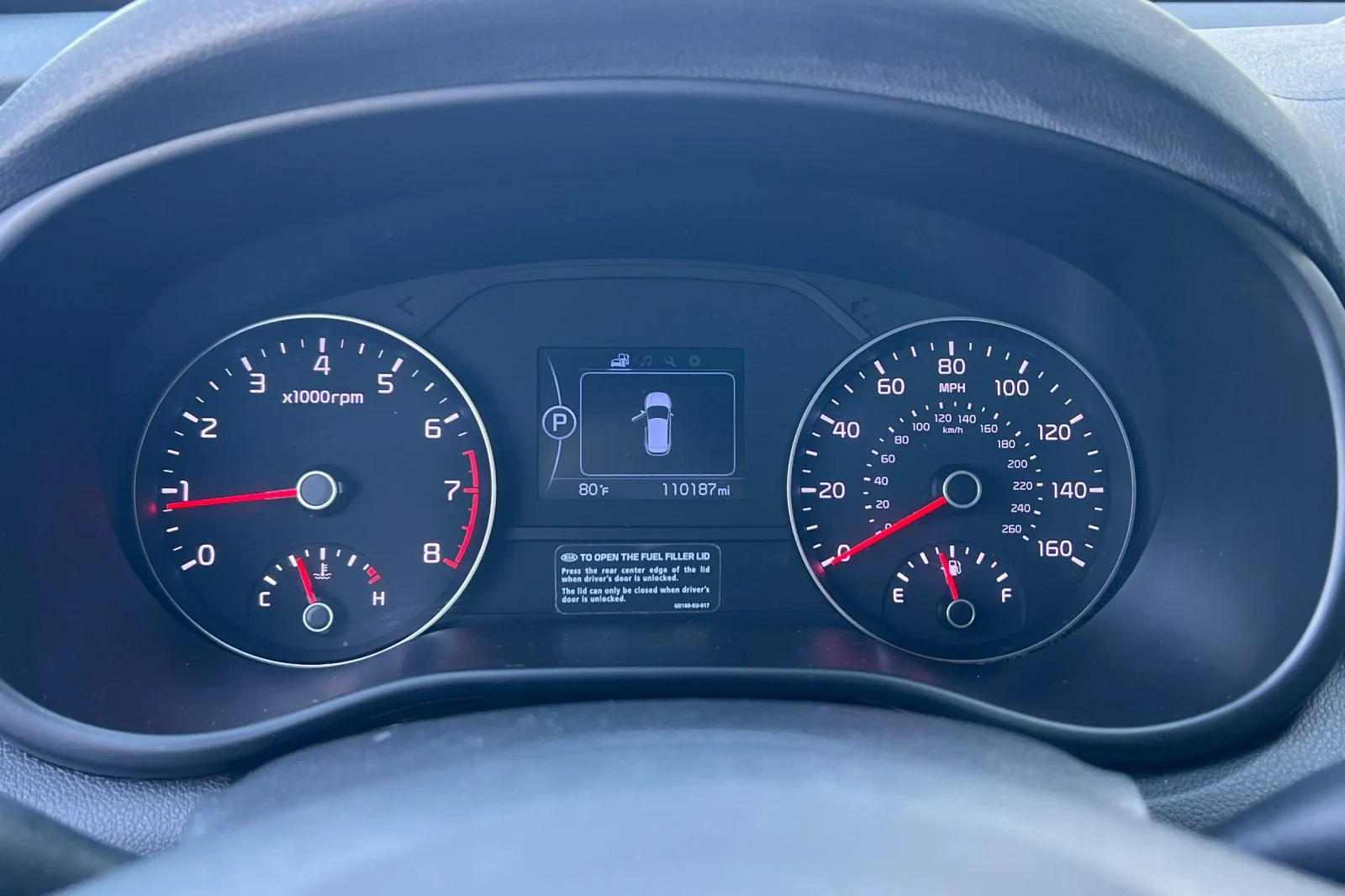Used 2019 Red Kia LX image 23