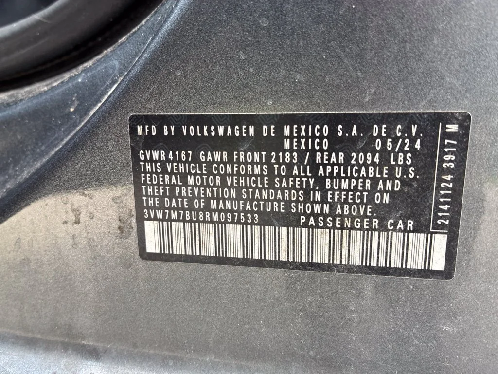 Used 2024 Gray Volkswagen 1.5T SE image 14
