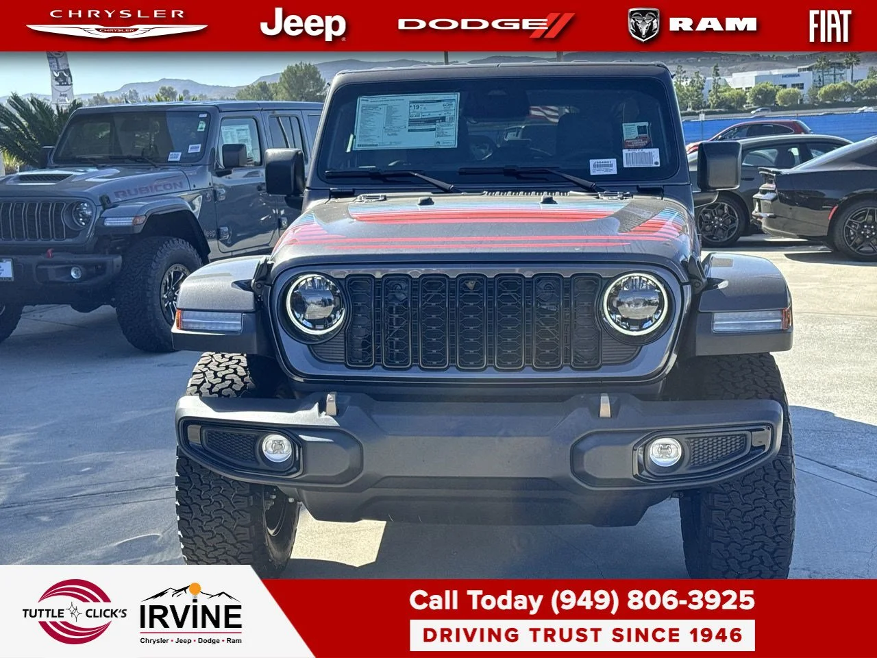 New 2027 Granite Crystal Metallic Clear-Coat Paint Jeep Rewind image 8