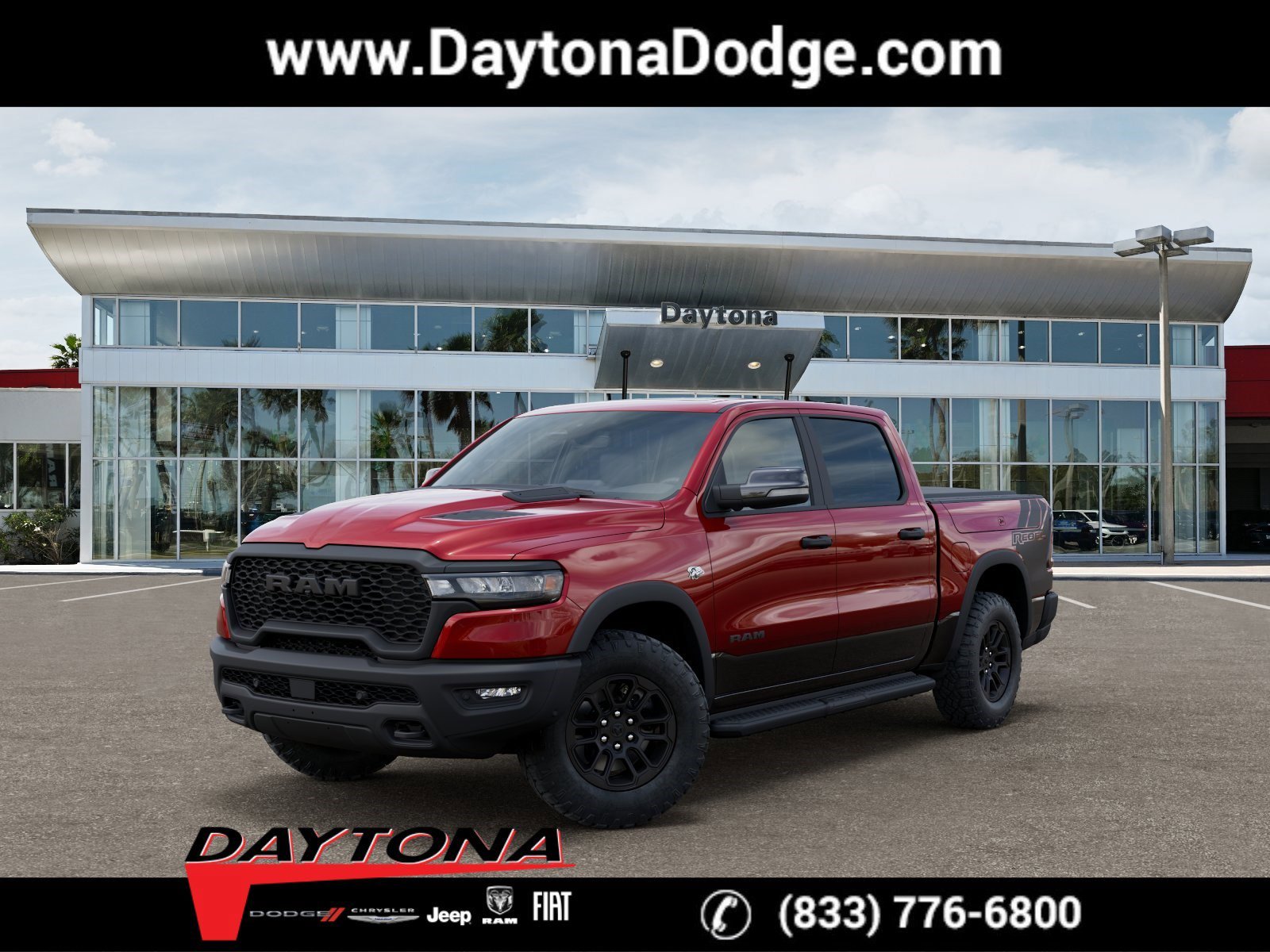 New 2026 Molten Red Pearlcoat RAM Rebel image 1