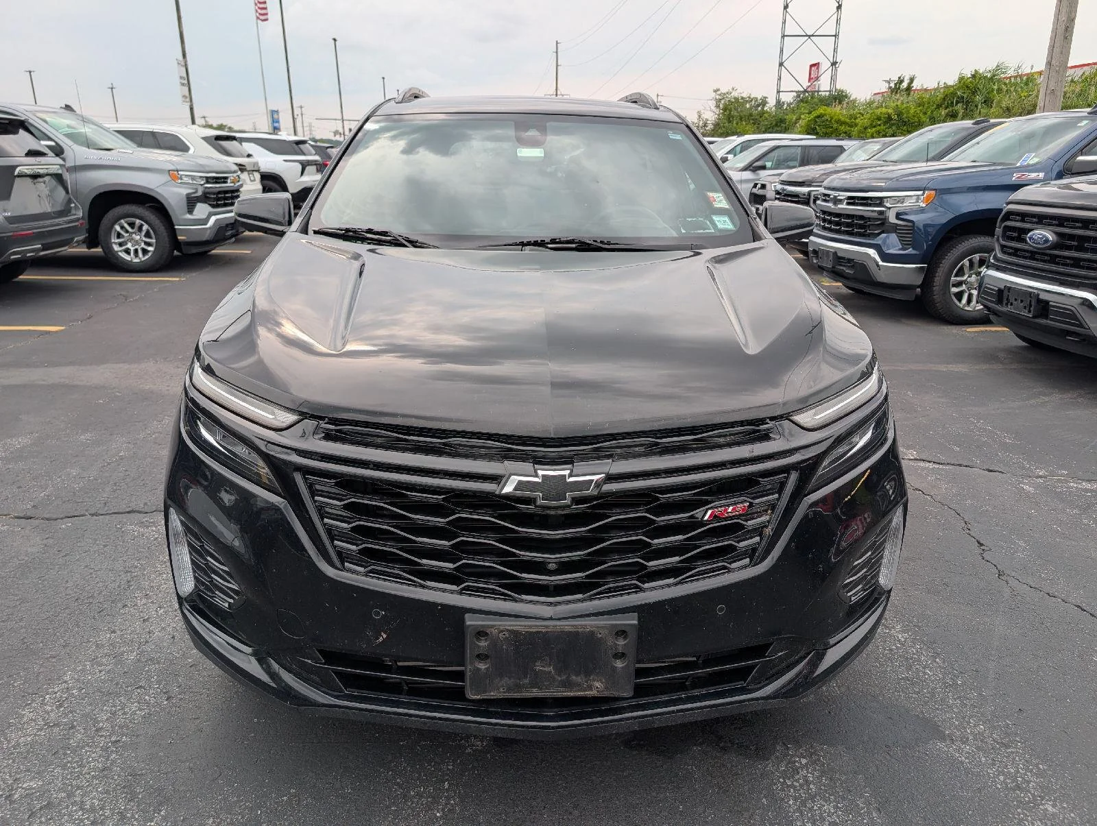 Used 2024 Mosaic Black Metallic Chevrolet RS image 2