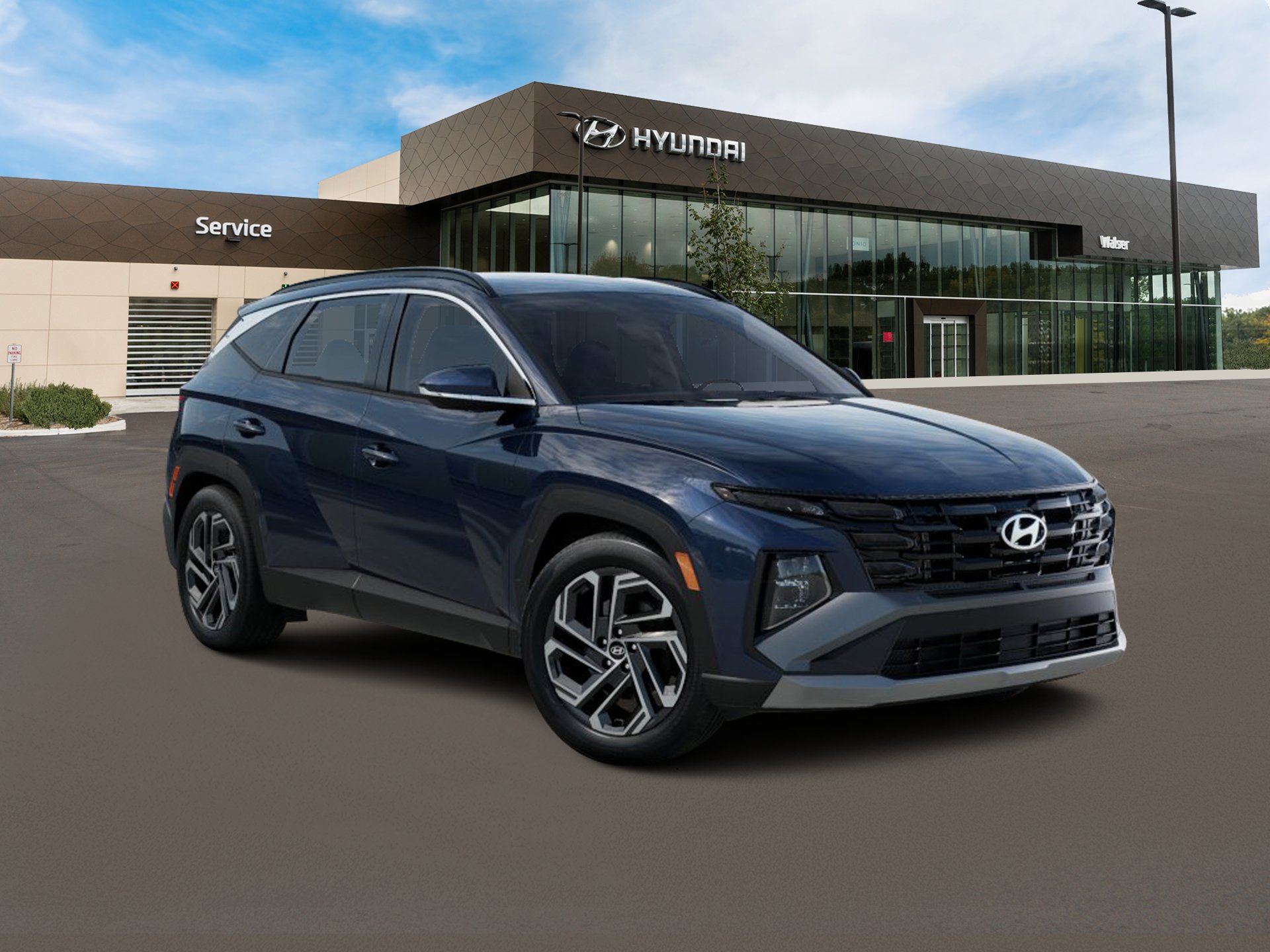 New 2026 Atlantis Blue Hyundai SEL Plus AWD image 8