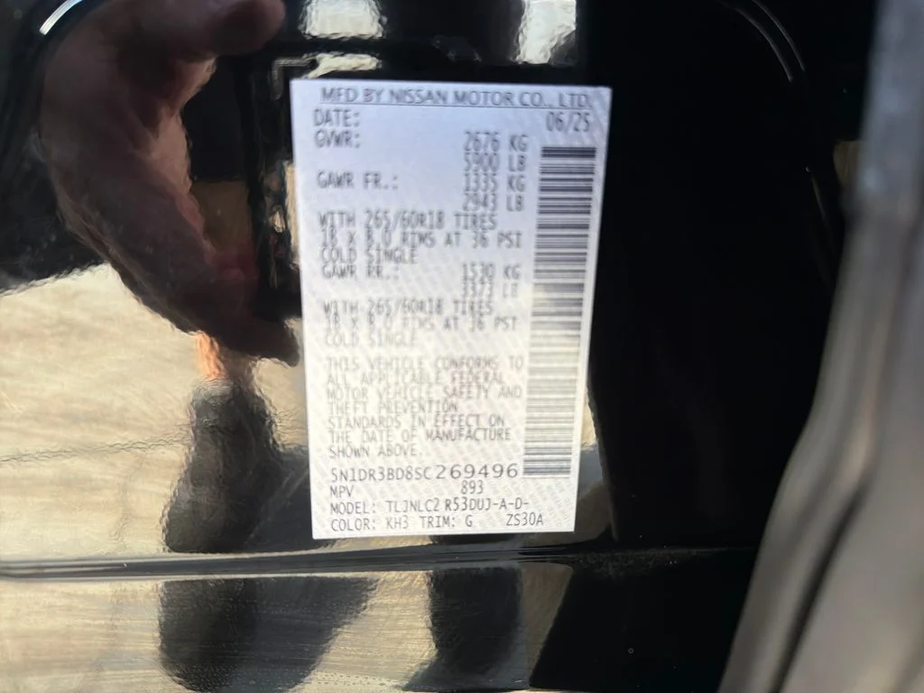 Certified Used 2025 Black Nissan Rock Creek image 36