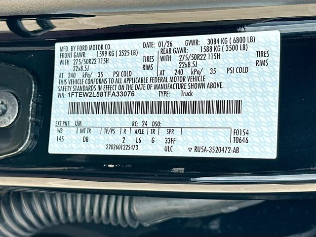 New 2026 Black Metallic Ford STX image 22
