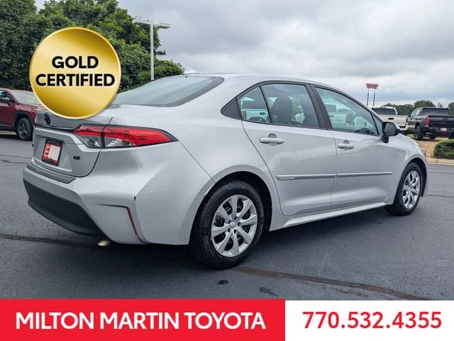 Certified Used 2024 Silver Toyota LE image 3
