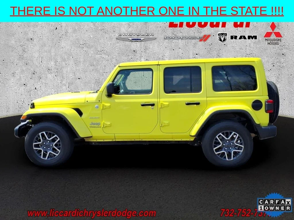 Used 2024 Yellow Jeep Sahara image 4
