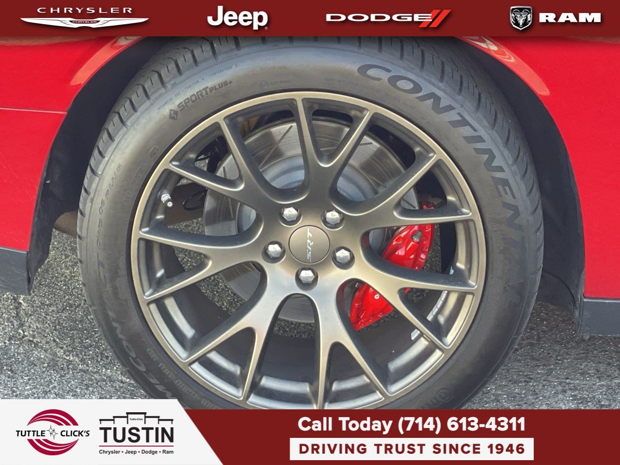 Used 2016 Redline Red Tricoat Pearl Dodge SRT Hellcat image 14