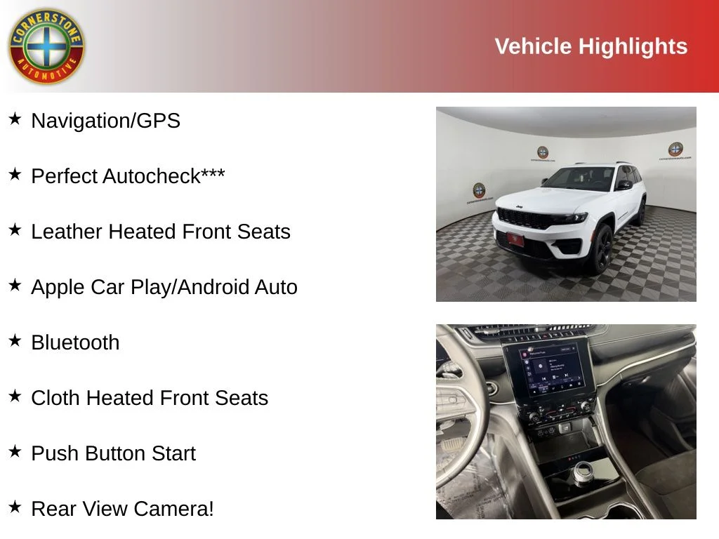 Used 2024 Jeep Grand Cherokee Altitude with VIN 1C4RJHAG2R8930821 for sale in Elk River, Minnesota