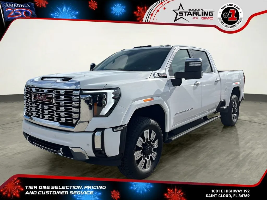 Used 2025 Summit White GMC Denali image 1