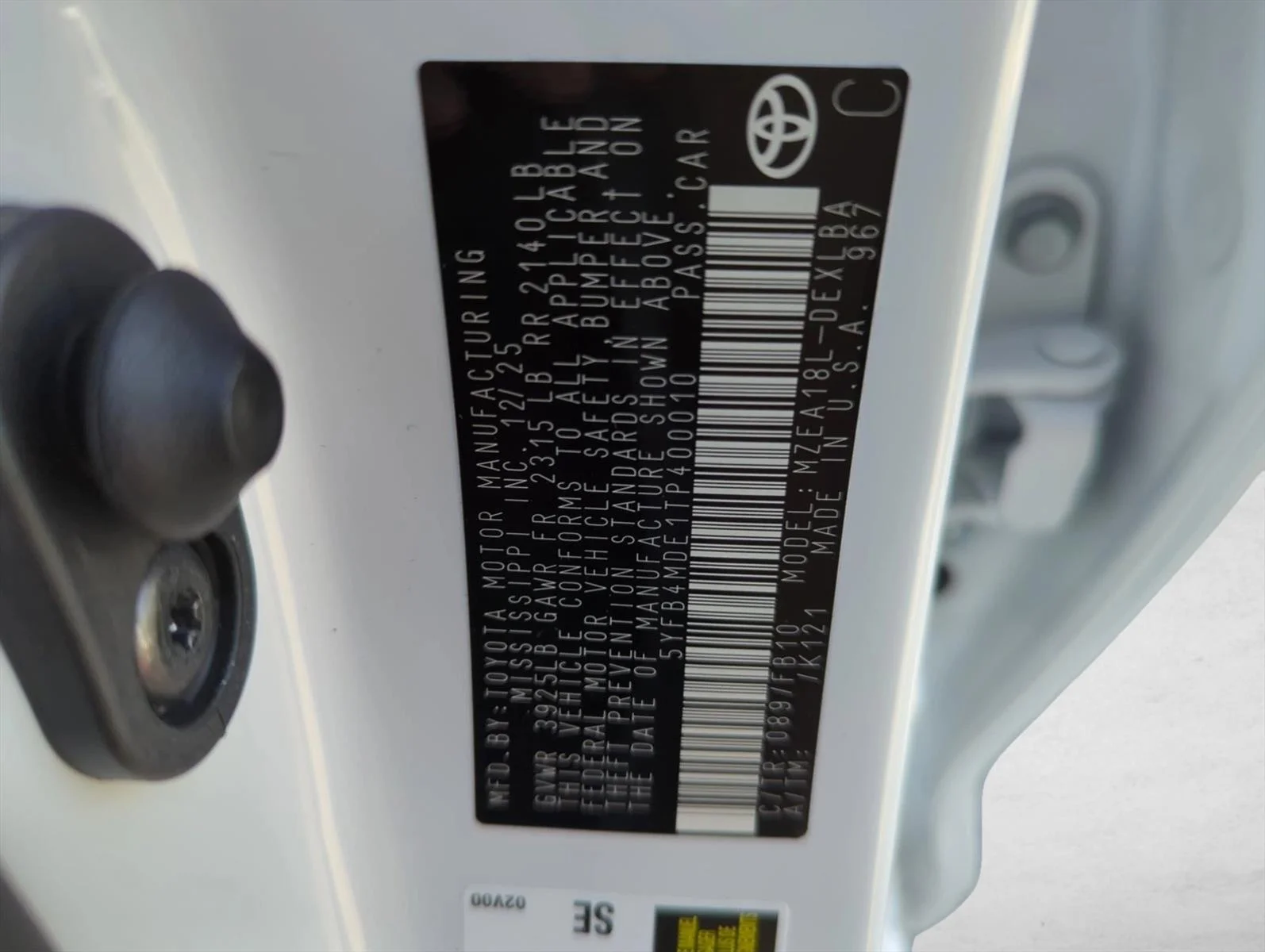 Used 2026 Windchill Toyota LE image 27