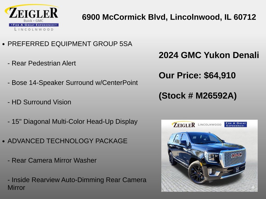 Used 2024 Onyx Black GMC Denali image 24