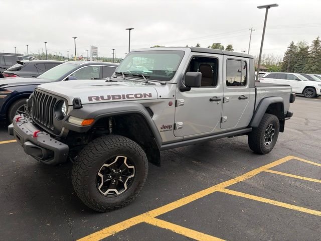 Used 2021 Billet Silver Metallic Clearcoat Jeep Rubicon image 1
