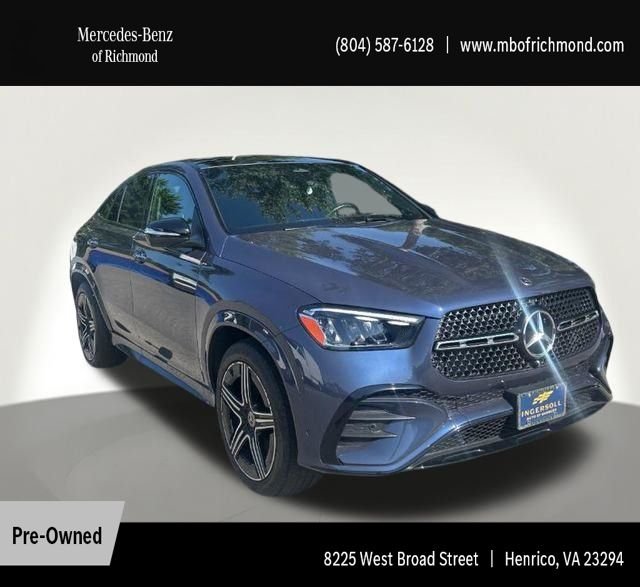 Certified Used 2025 Blue Mercedes-Benz GLE 450 image 1