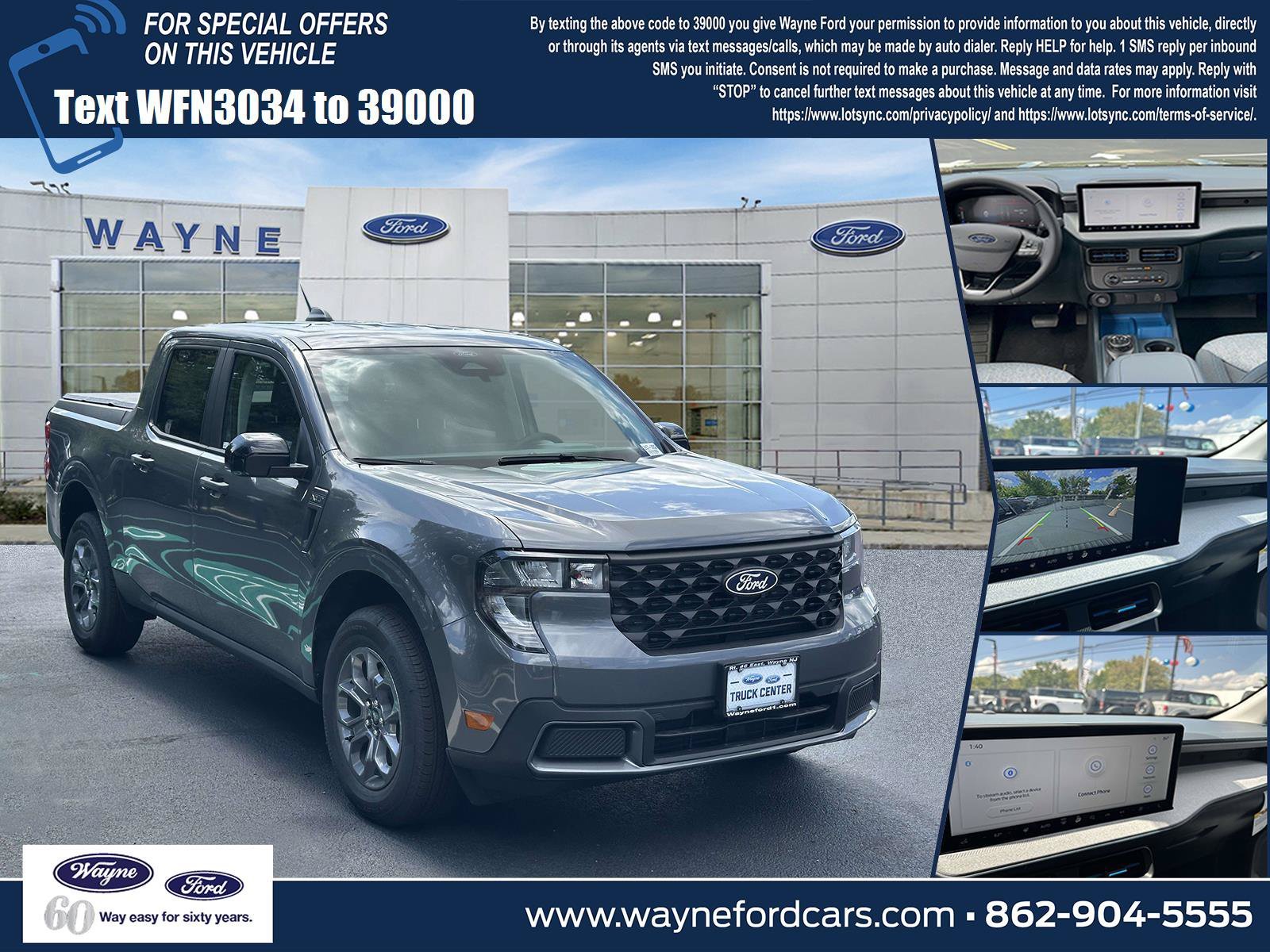 New 2026 Carbonized Gray Metallic Ford XLT image 1