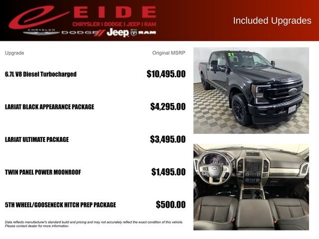 Used 2021 Black Ford Lariat image 13
