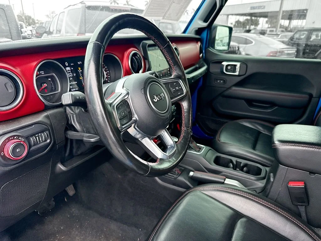 Used 2022 Blue Jeep Unlimited Rubicon image 25
