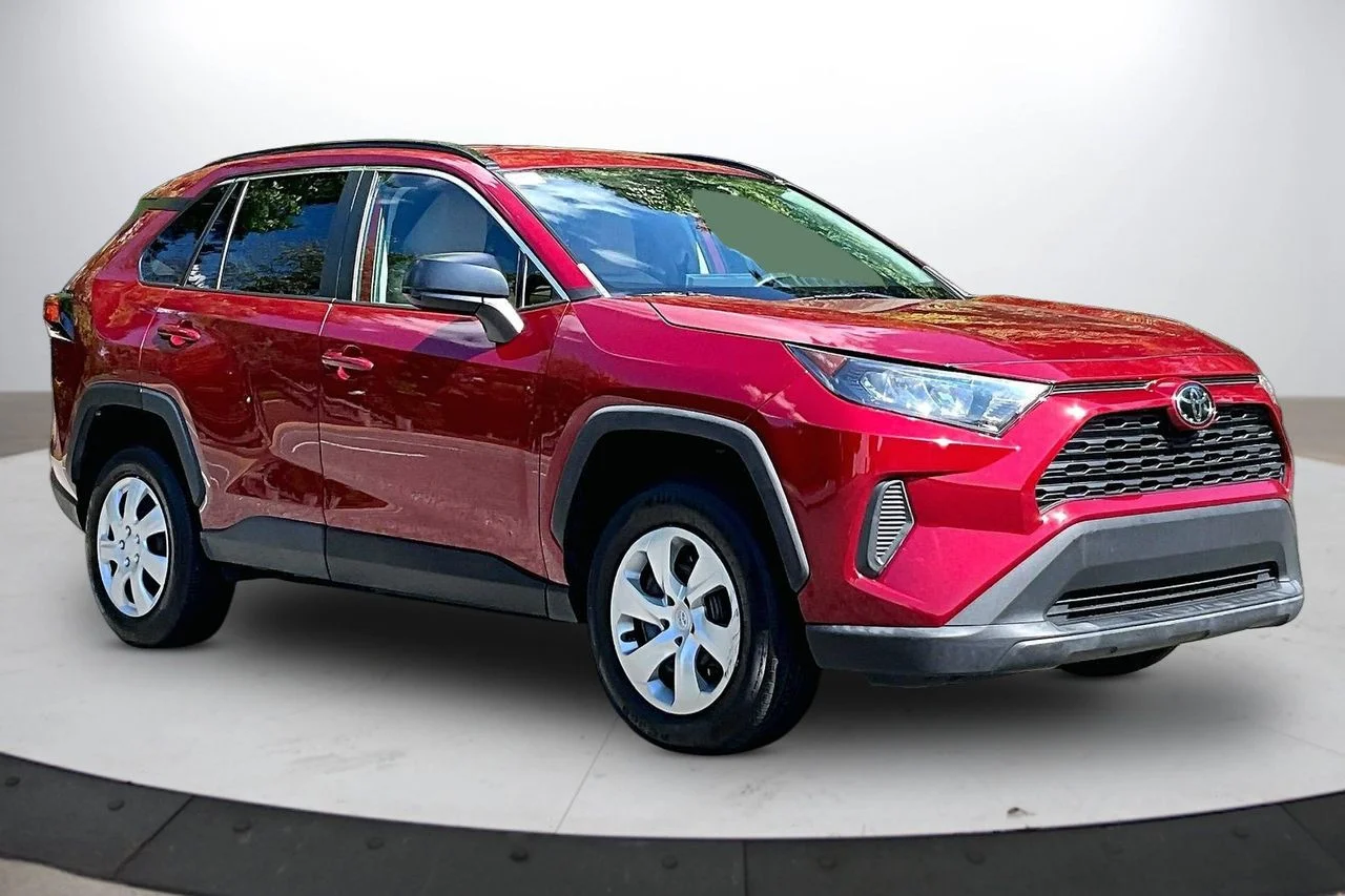 Certified Used 2020 Red Toyota LE image 2