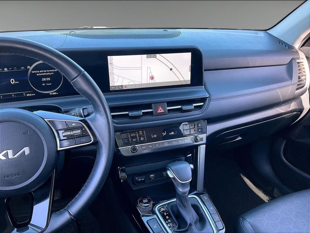 Used 2024 Dark Ocean Blue Kia EX image 17