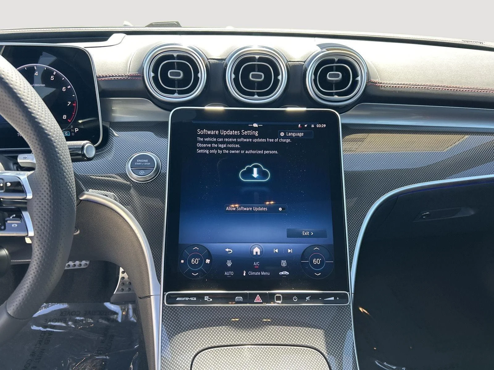 New 2026 Polar White Mercedes-Benz AMG® C 43 4MATIC® Sedan image 15